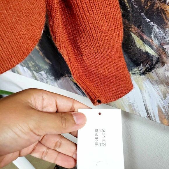 NEW with Tag SOPHIE RUE KNITTED SWEATER SIZE S. - Picture 8 of 11
